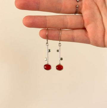 Blaze Earrings (sterling silver)