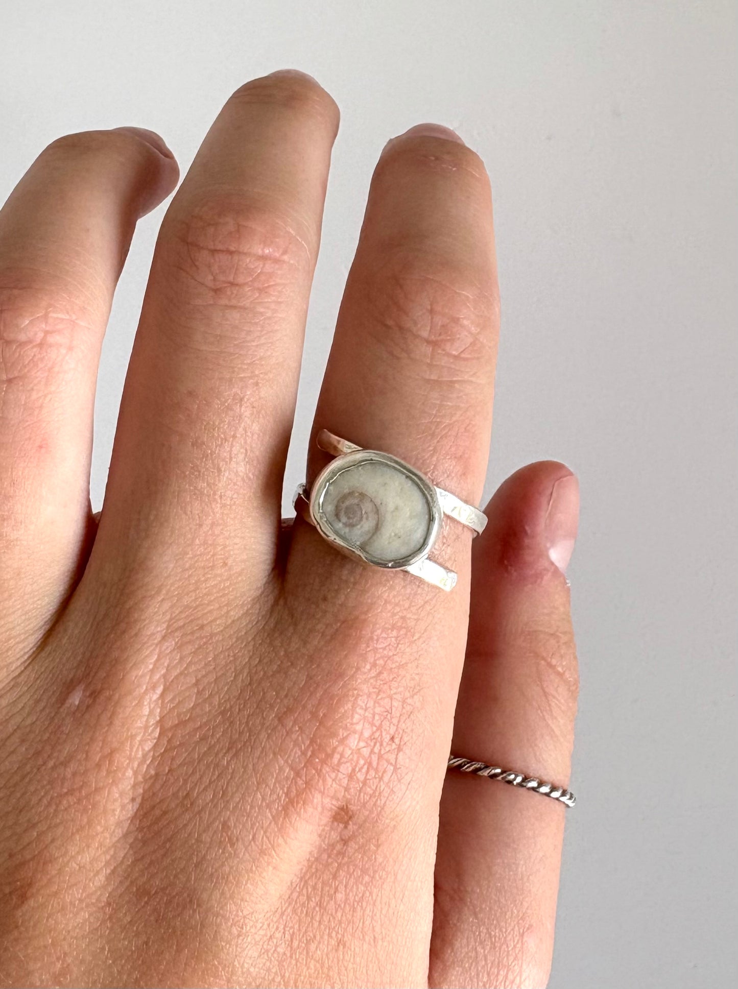 Spiral Shell Ring SIZE N