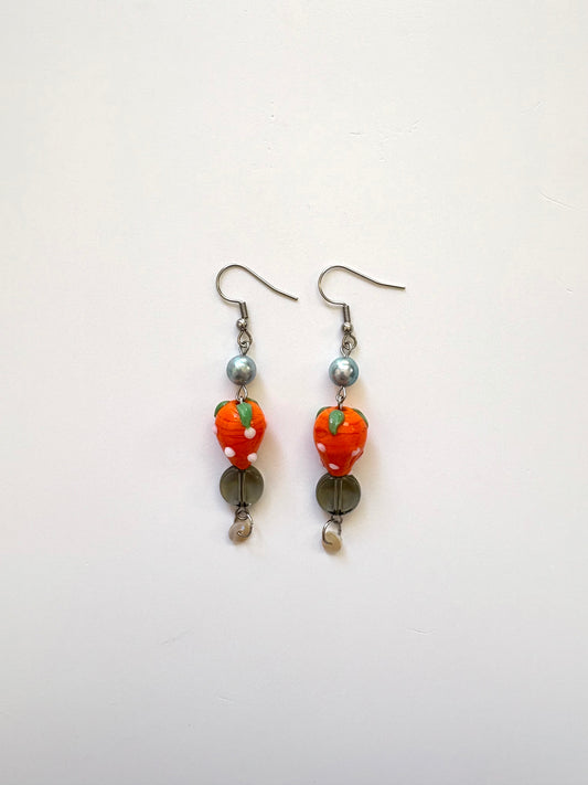 Nasturtium Earrings