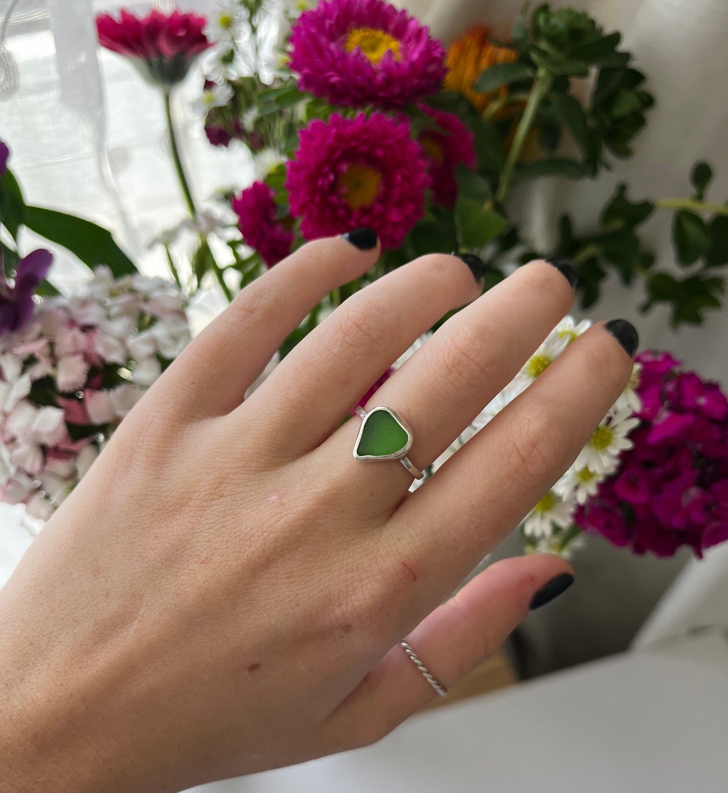 Sea Glass ring