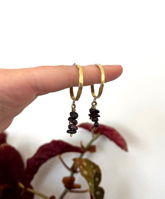 Garnet Hoops
